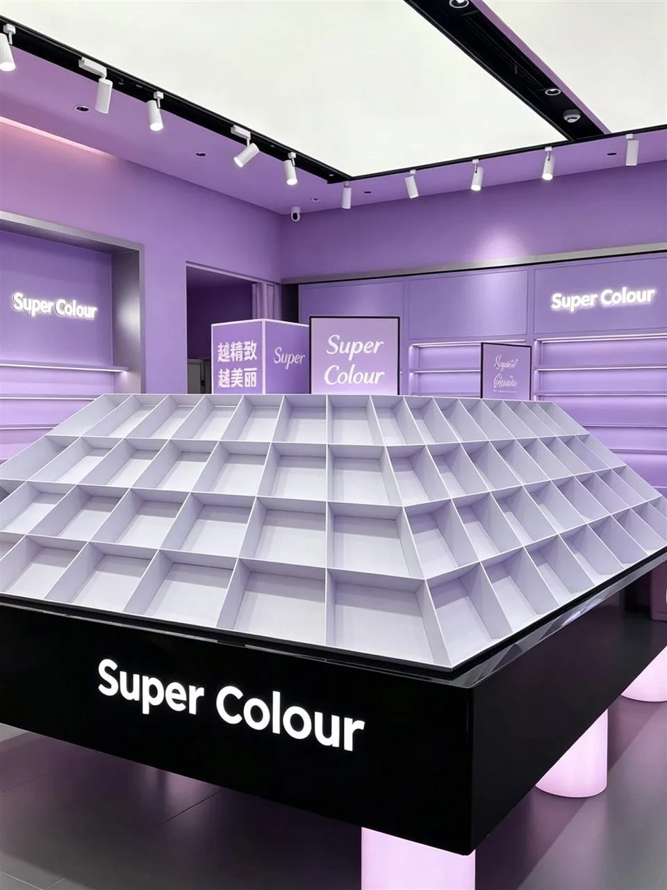 Beauty & Lifestyle Display owner-supplied planning reference
