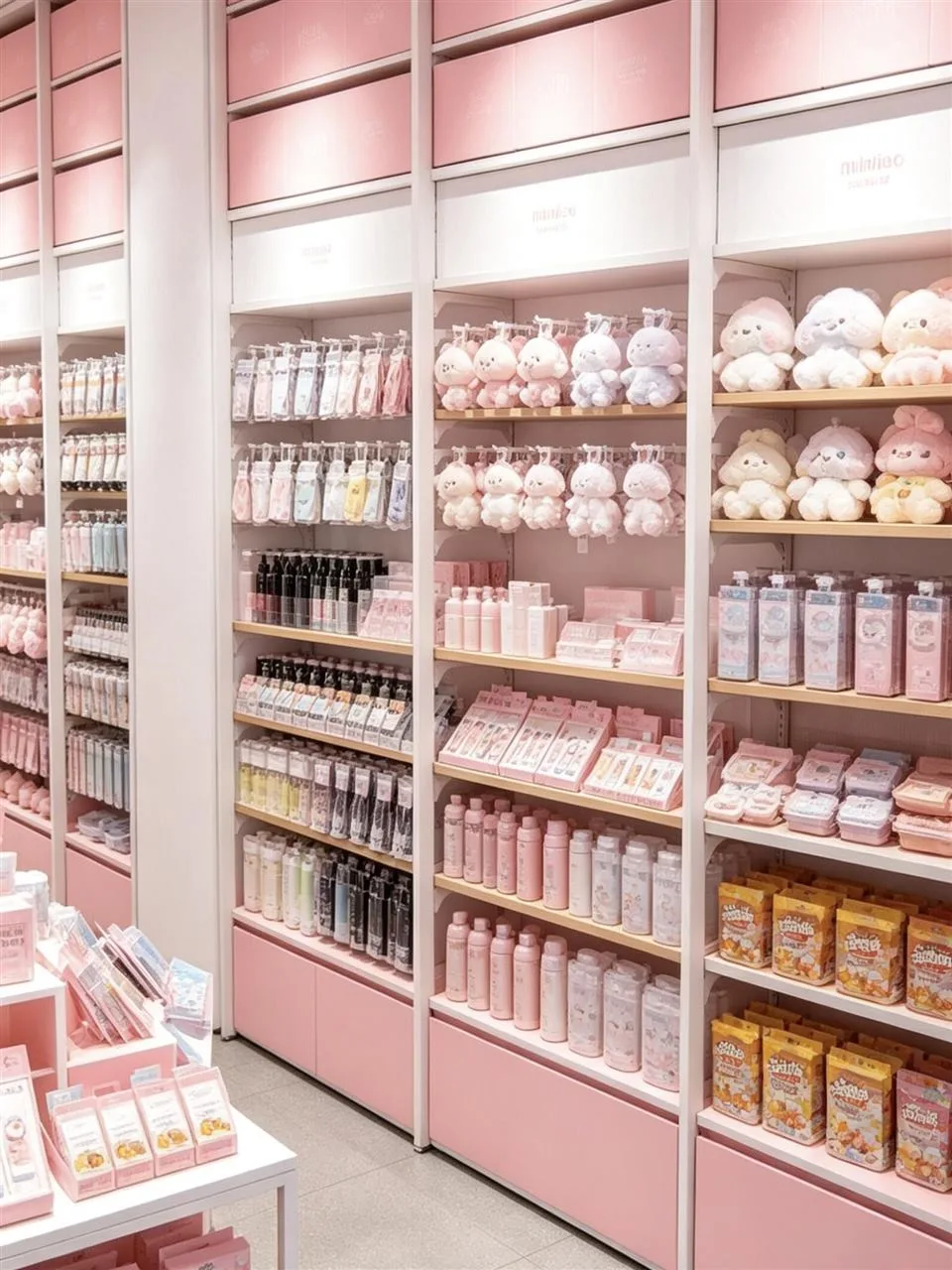 Pink Stepped Countertop Display for Small Products — reference view 2 of 4