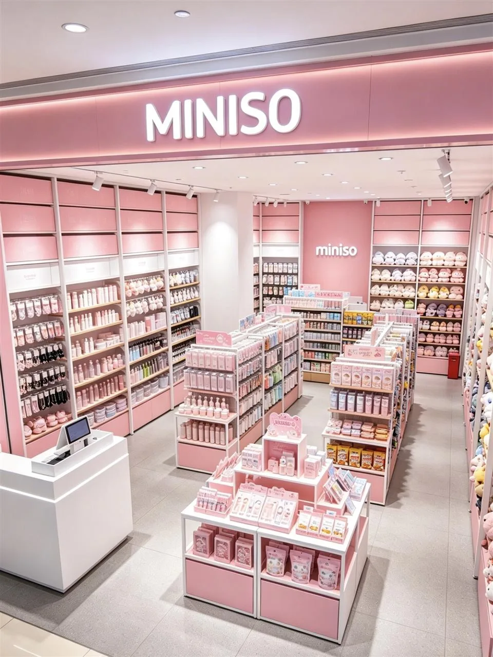 Pink Stepped Countertop Display for Small Products — reference view 4 of 4