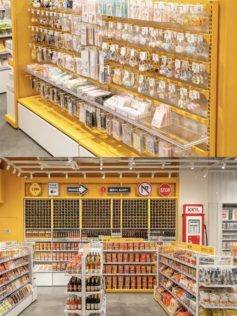 Yellow Lifestyle Store with Parallel Merchandise Aisles — reference view 2 of 6