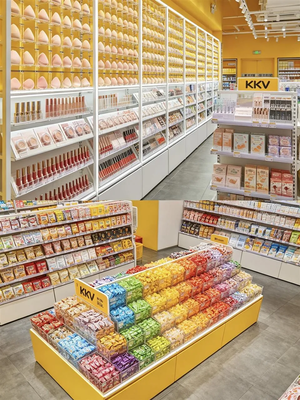 Yellow Lifestyle Store with Parallel Merchandise Aisles — reference view 4 of 6