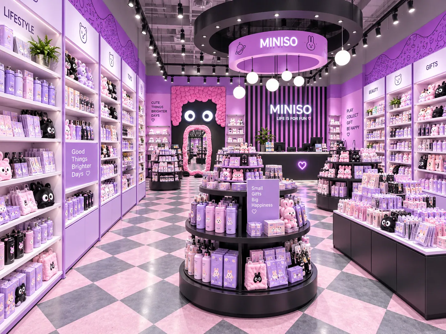 Purple Lifestyle Boutique with Black Tiered Displays — reference view 6 of 6