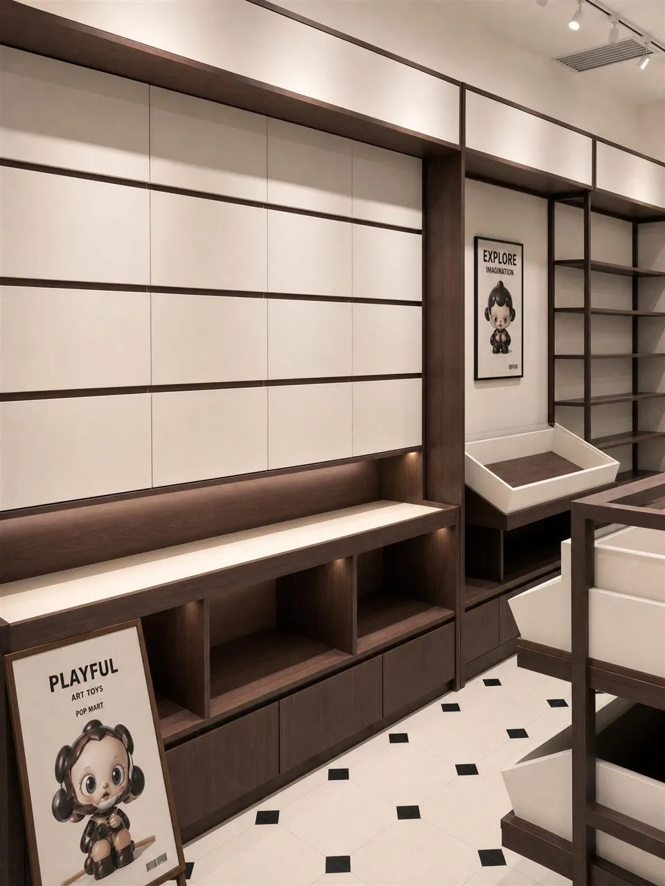Brown and Cream Gift Store Shelving Study — reference view 3 of 8