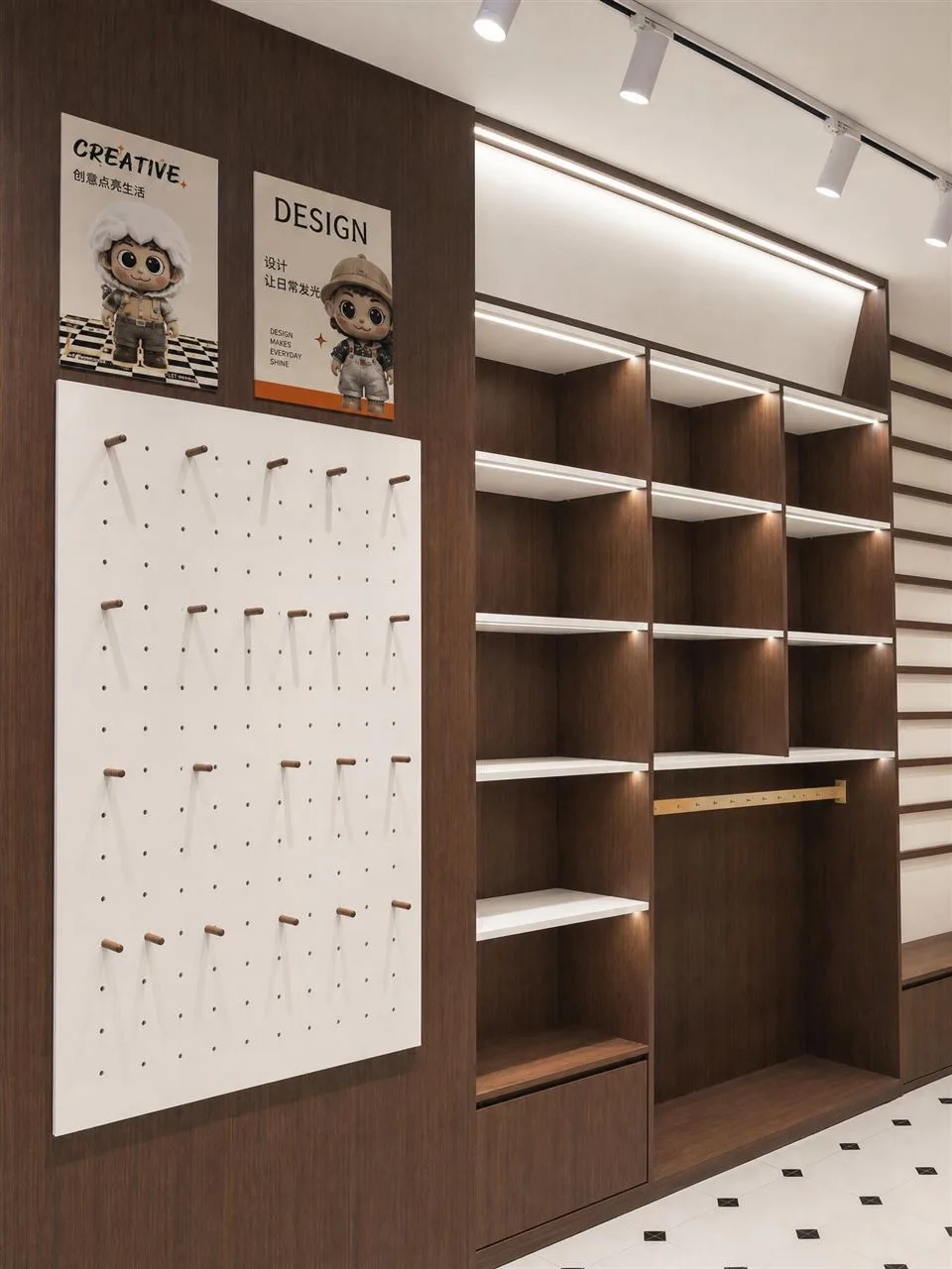 Brown and Cream Gift Store Shelving Study — reference view 4 of 8