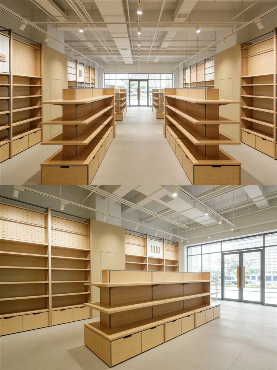 White and Wood Gift Store with Low Central Tables — reference view 4 of 6