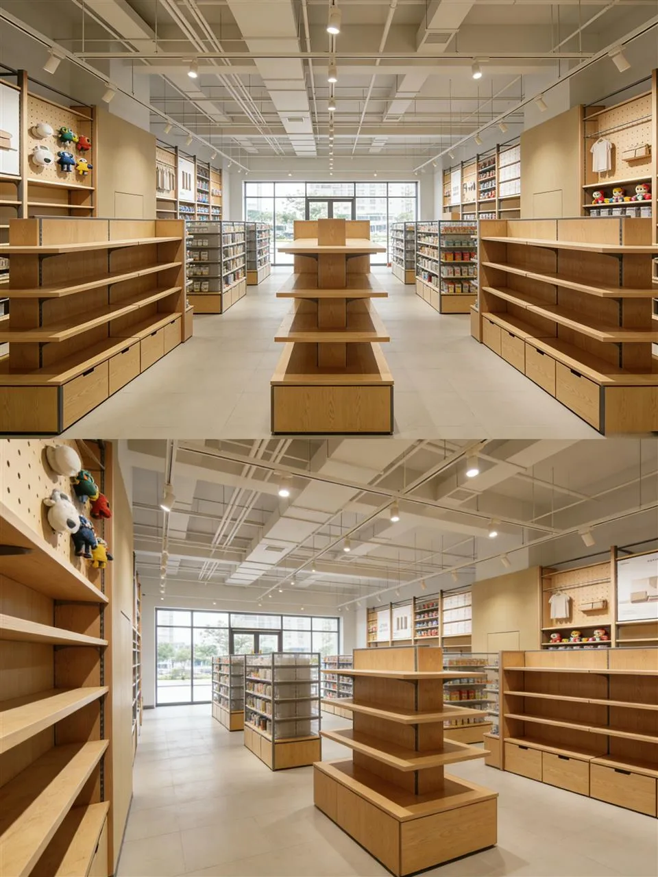 White and Wood Gift Store with Low Central Tables — reference view 5 of 6