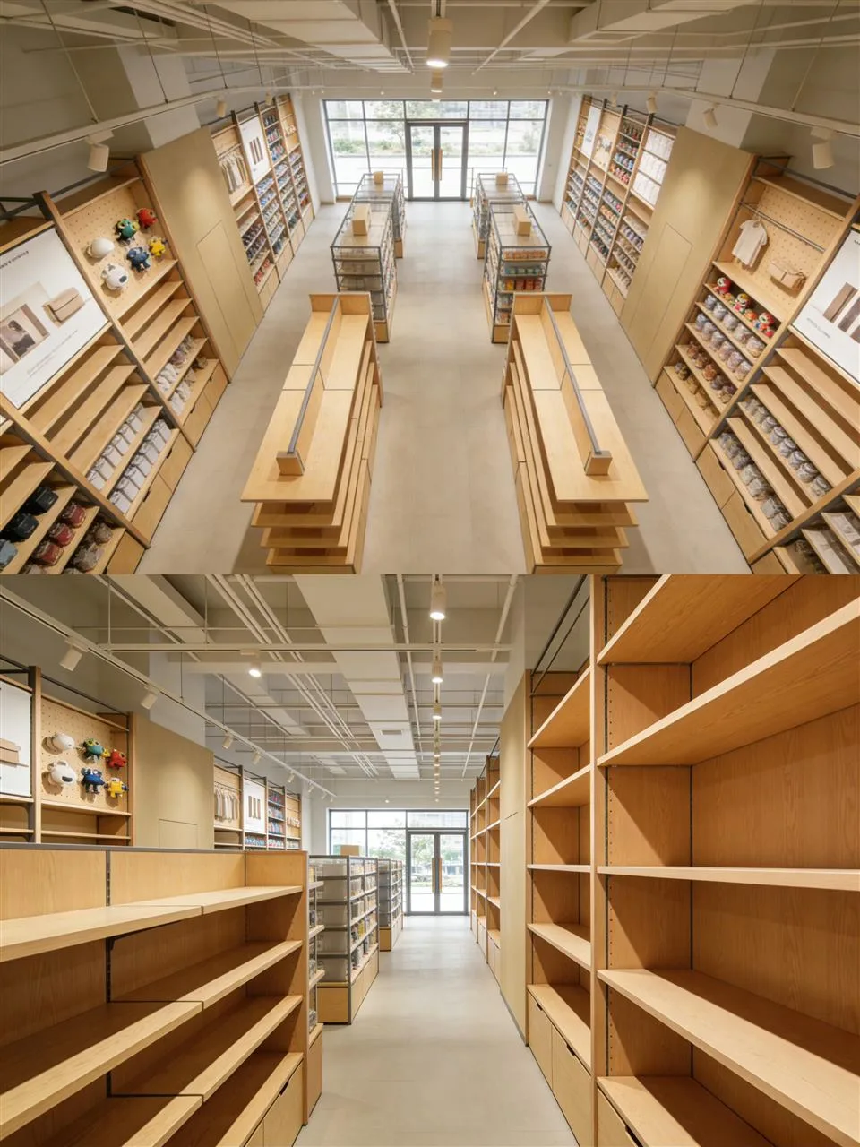 White and Wood Gift Store with Low Central Tables — reference view 6 of 6