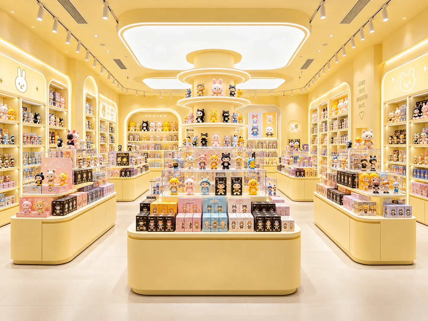 Custom toy store fixtures design reference, display view 025
