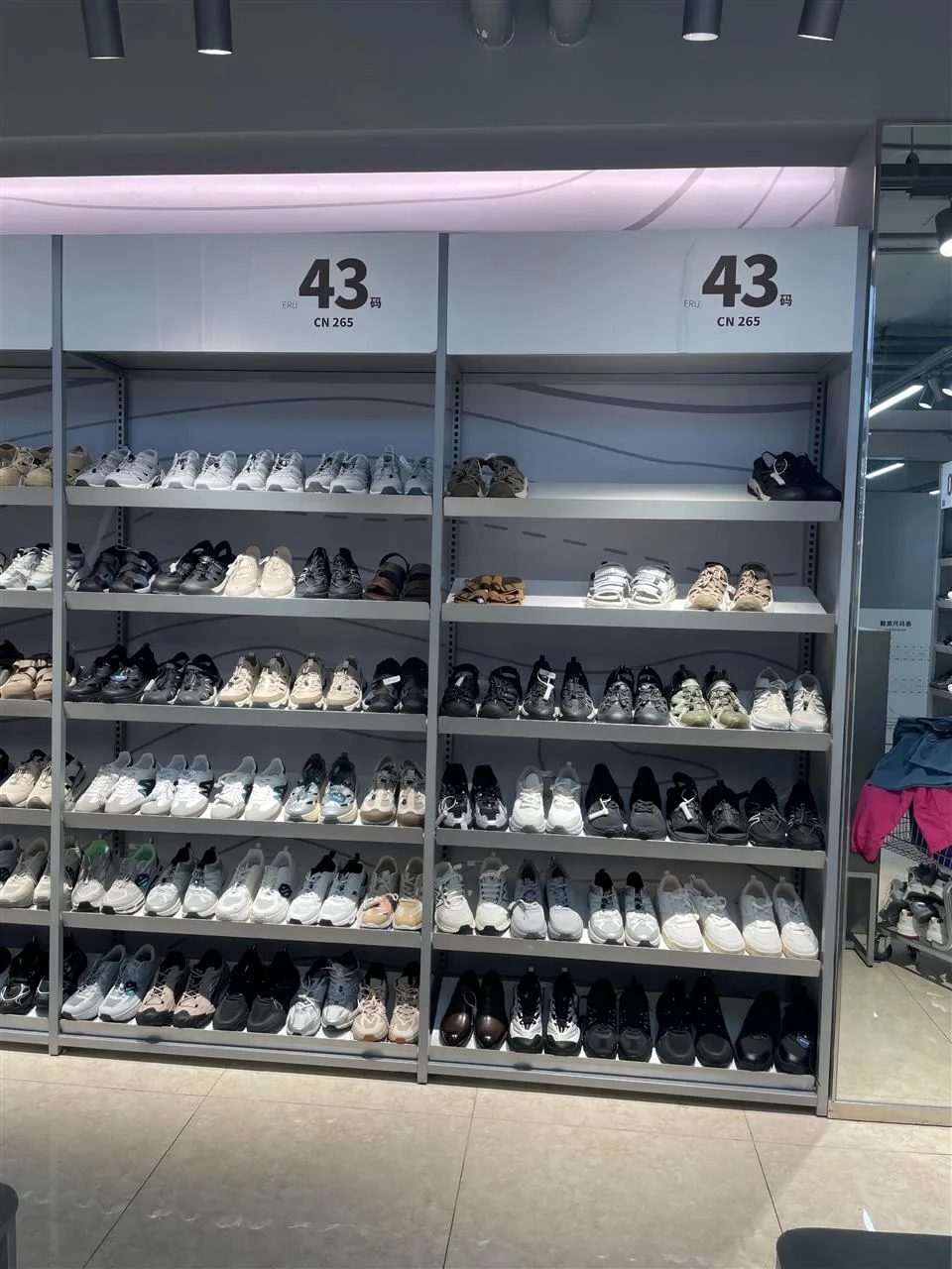 Gray Lifestyle Shelving with Illuminated Header — reference view 8 of 17
