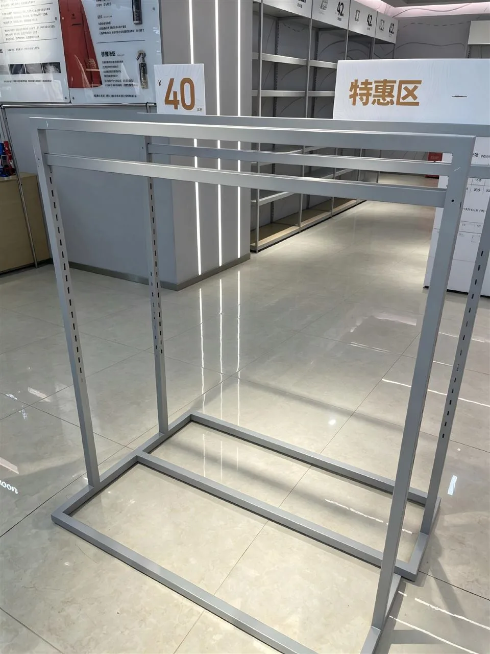 Gray Lifestyle Shelving with Illuminated Header — reference view 16 of 17