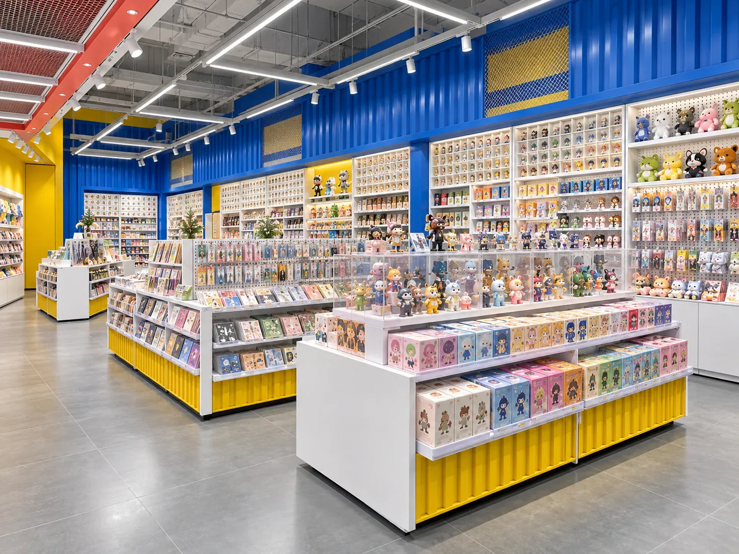 Retail island displays design reference, display view 046