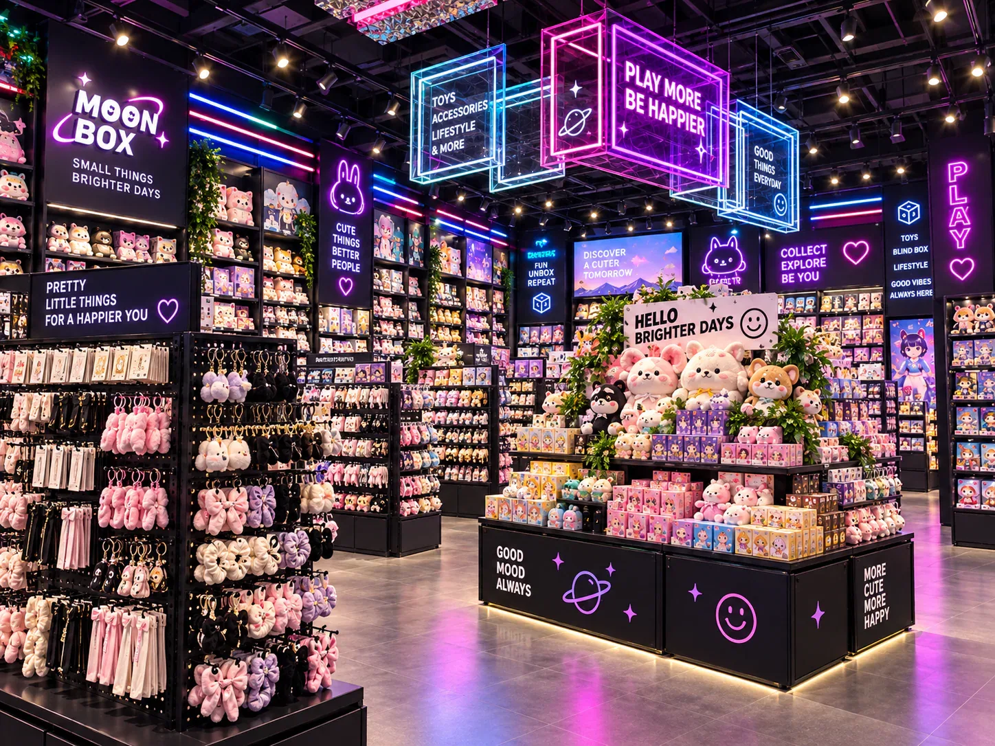 Industrial retail store fixture project reference