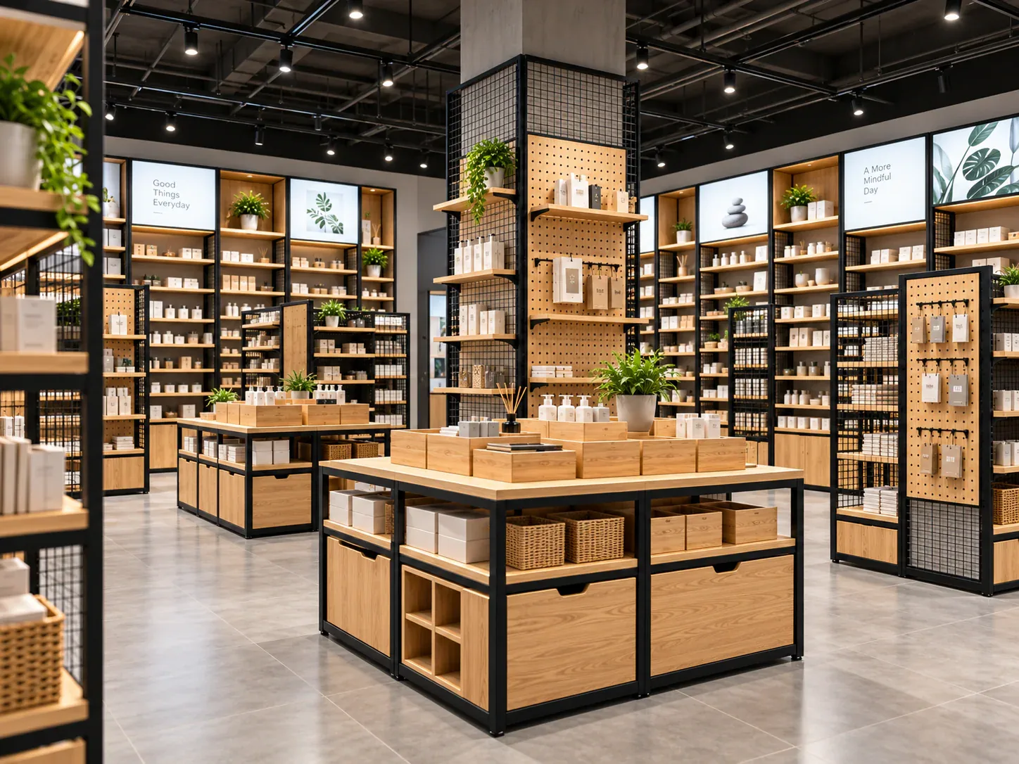 Cultural and creative retail store fixture project reference