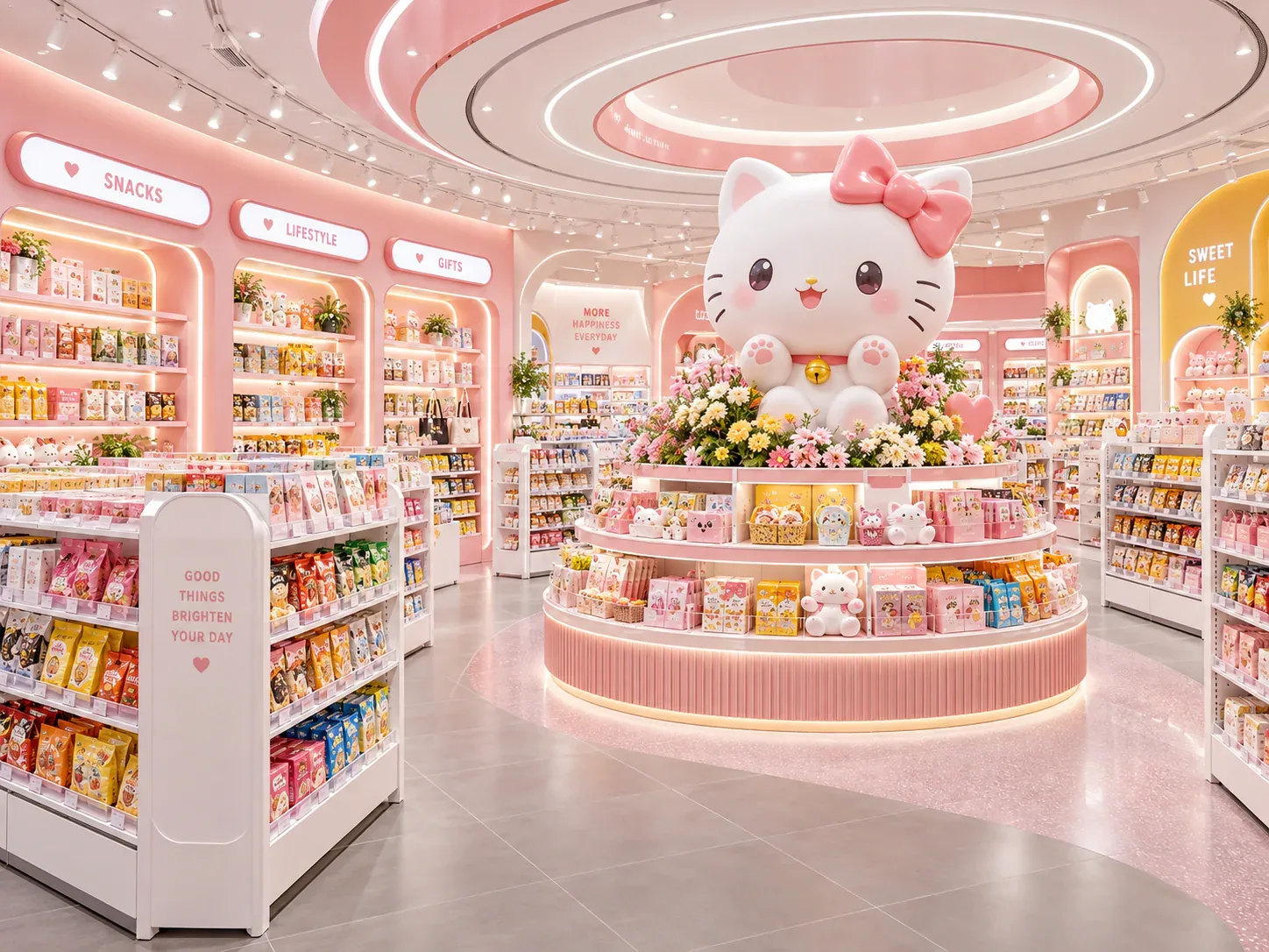Anime & Comic Store fixture solution