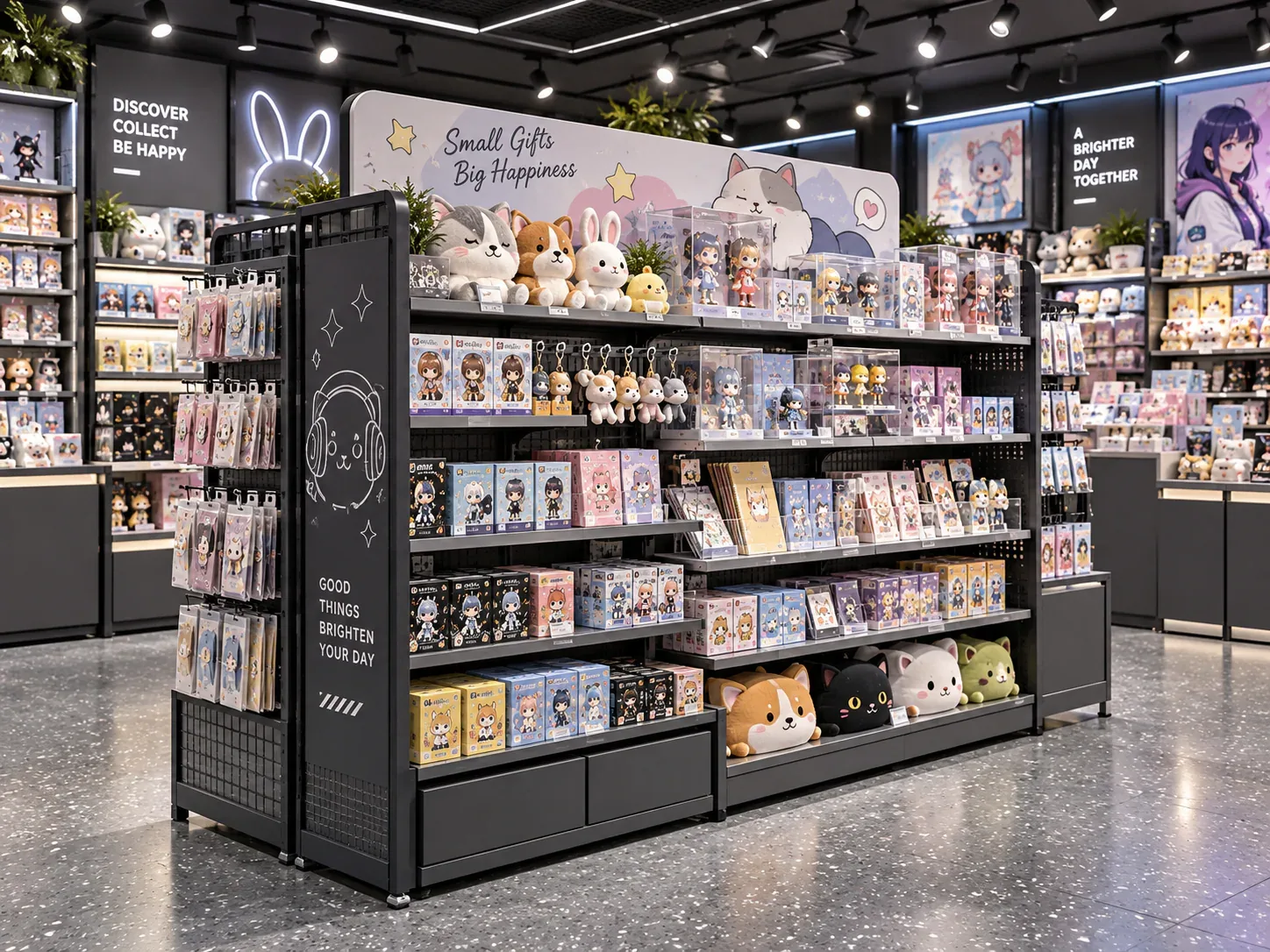 Blind box store layout planning reference