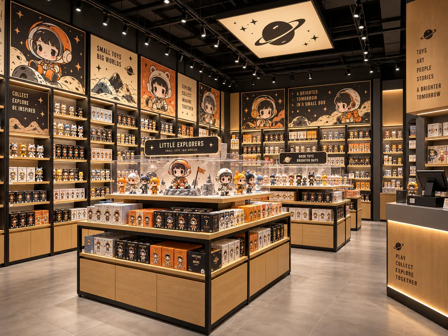 Beauty lifestyle retail store fixture project reference