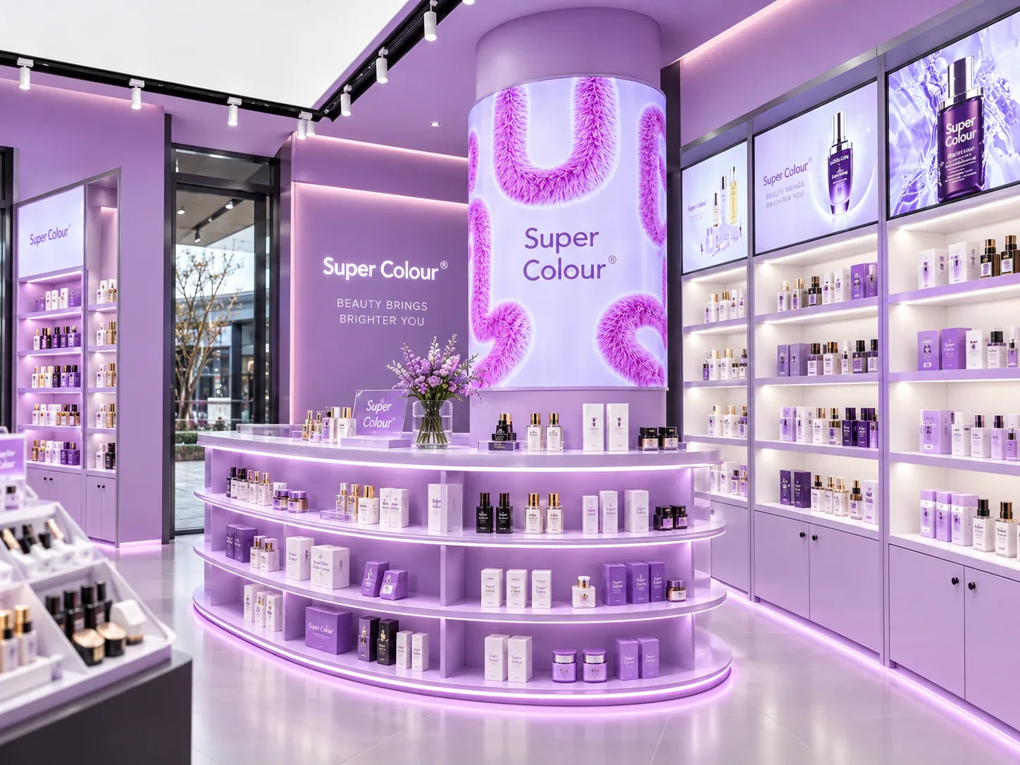 Retail launch zone store fixture project reference