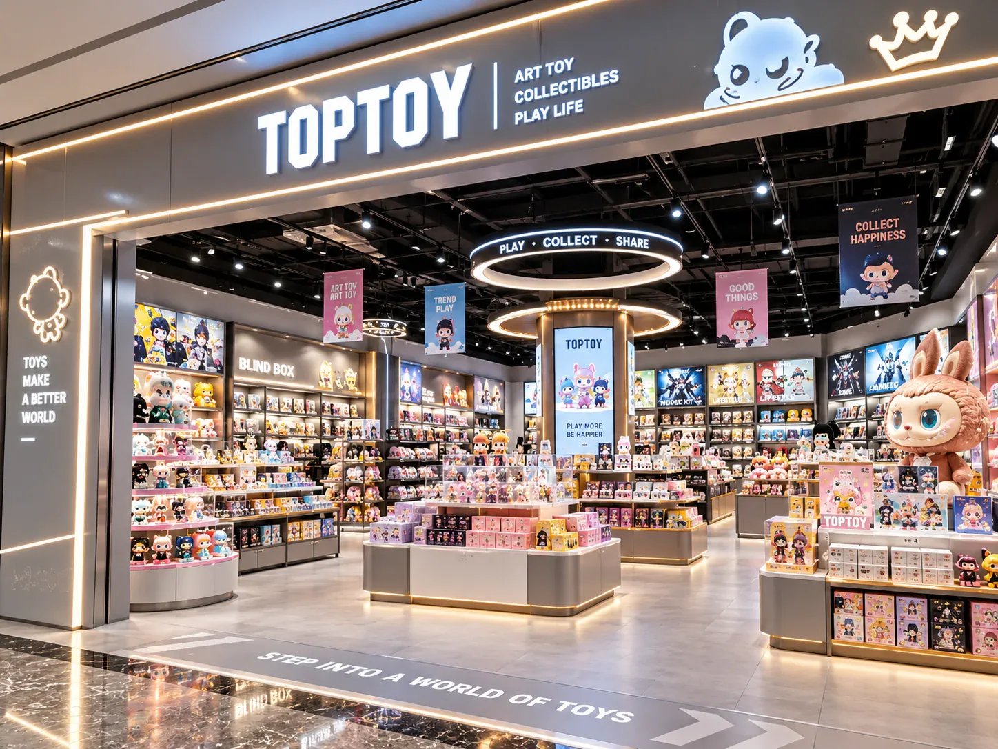 Shopping Mall Kiosk fixture solution