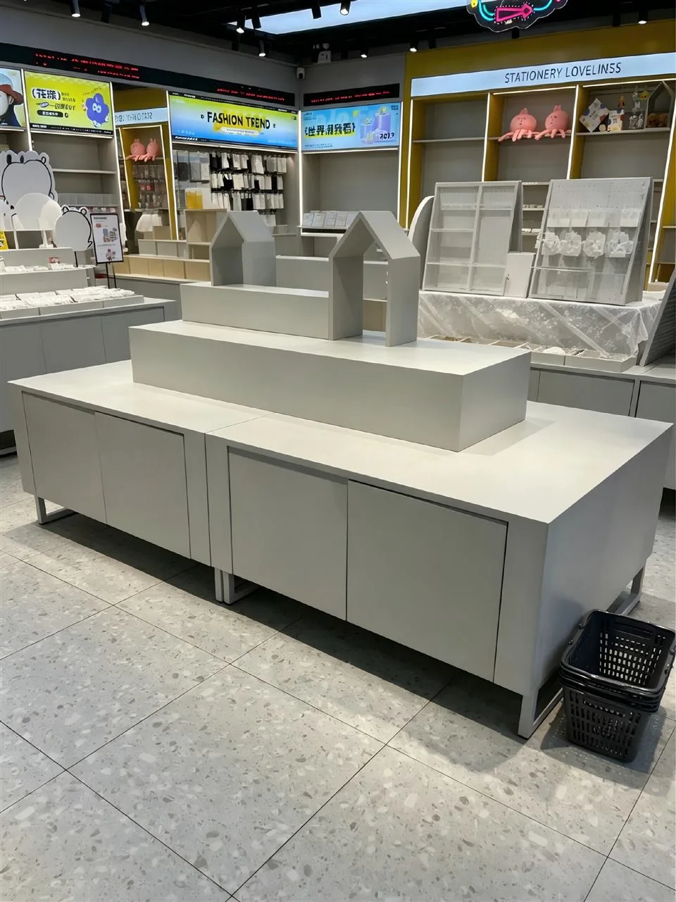 Tiered Plush Toy Island with Open Front Bins — reference view 8 of 13