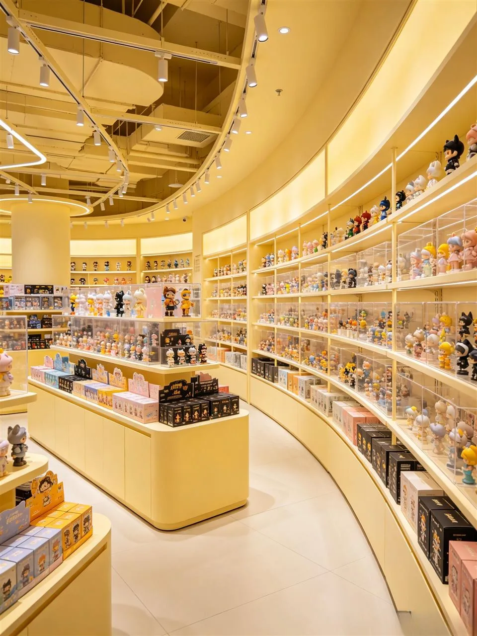 Yellow Toy Shop Layout Shown from Two Angles — reference view 5 of 8