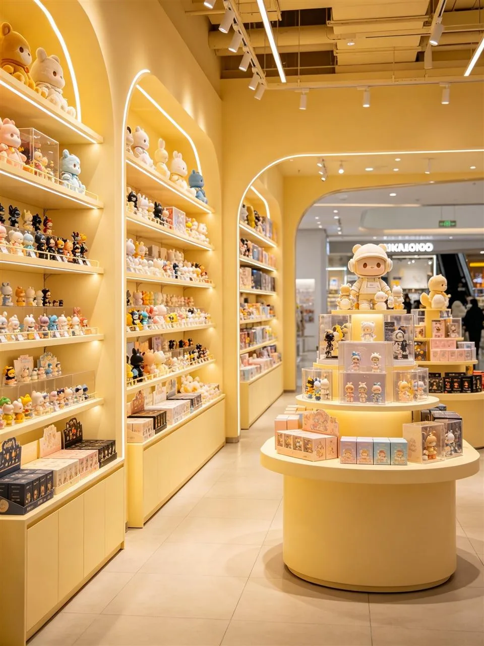 Yellow Toy Shop Layout Shown from Two Angles — reference view 8 of 8