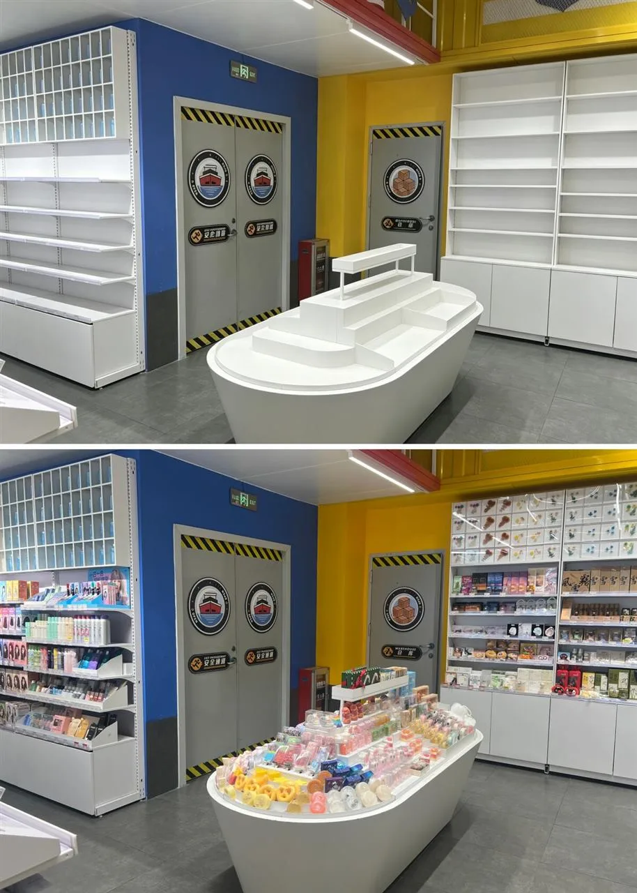Toy Store Fixture Plan Before and After Merchandising — reference view 3 of 5