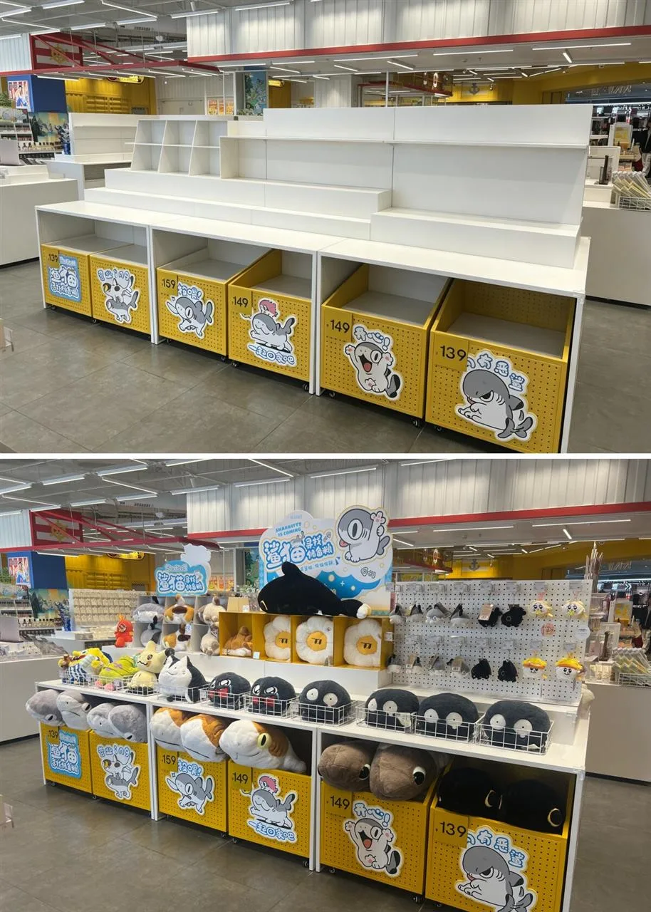 Toy Store Fixture Plan Before and After Merchandising — reference view 4 of 5