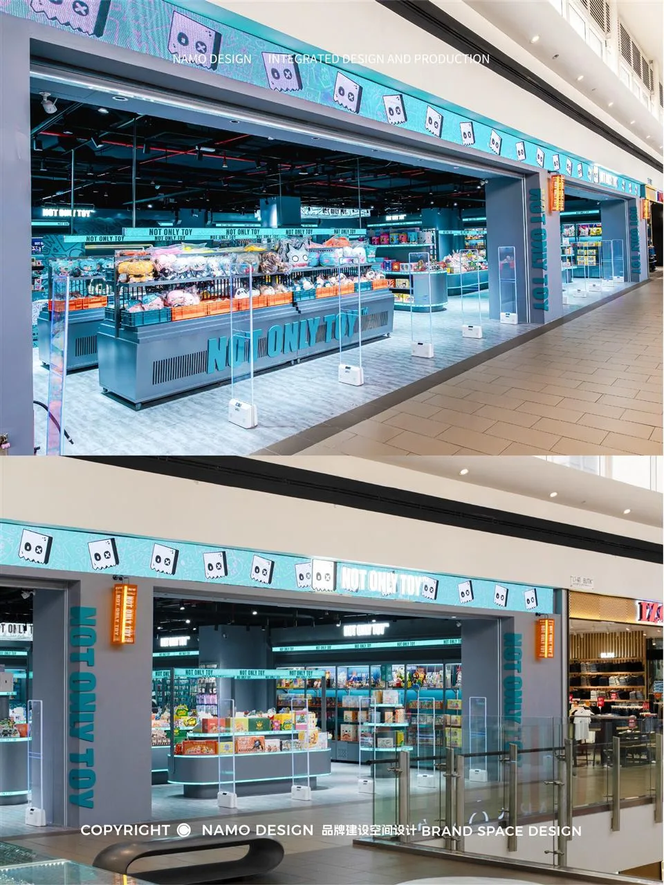 Cyan Toy Store Entrance Presentation Board — reference view 7 of 12