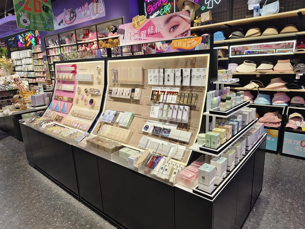 Neon Toy Store Multi-View Display Reference — reference view 5 of 10