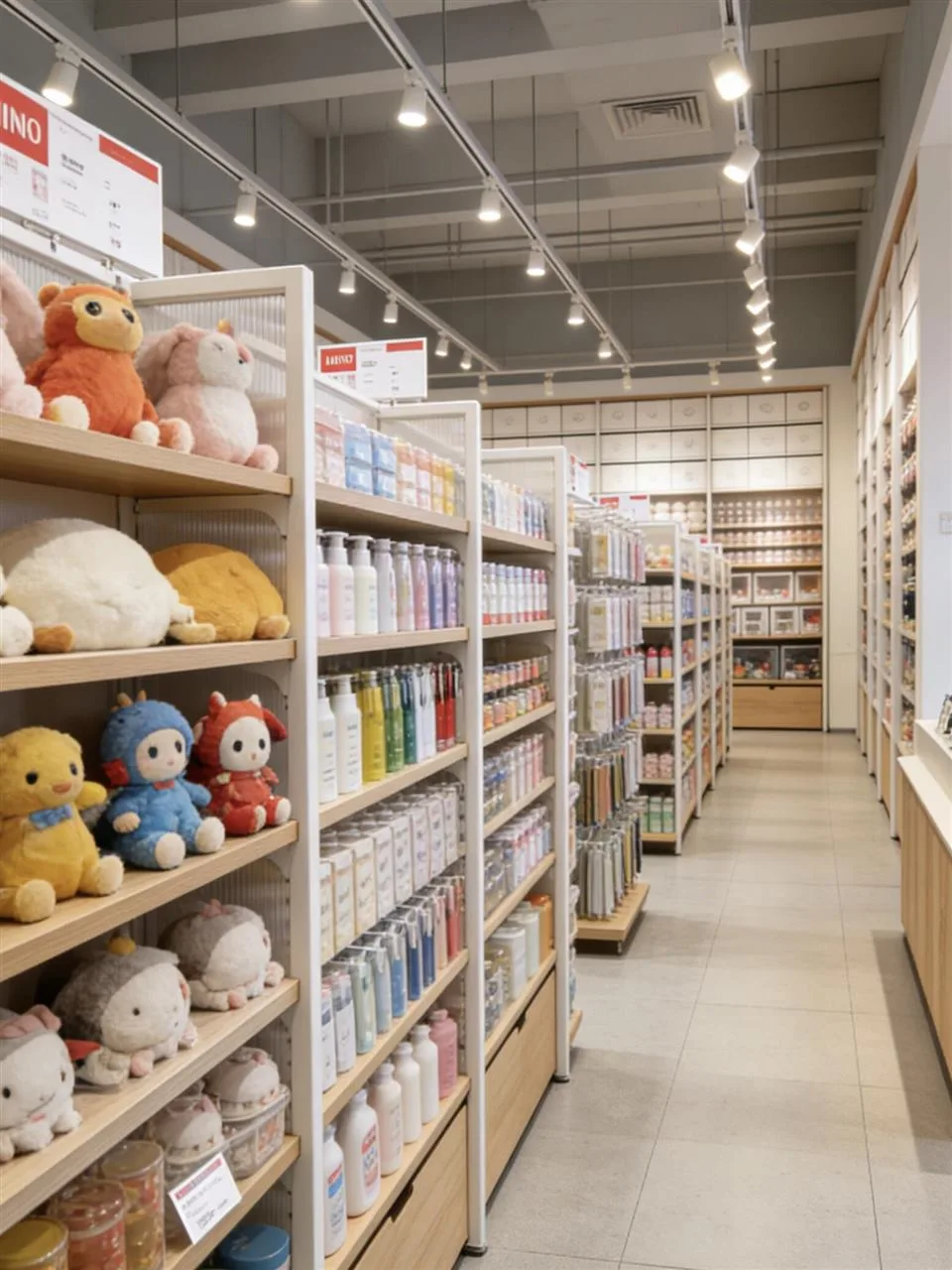 Compact Wood Retail Floor with Dense Island Layout — reference view 4 of 6