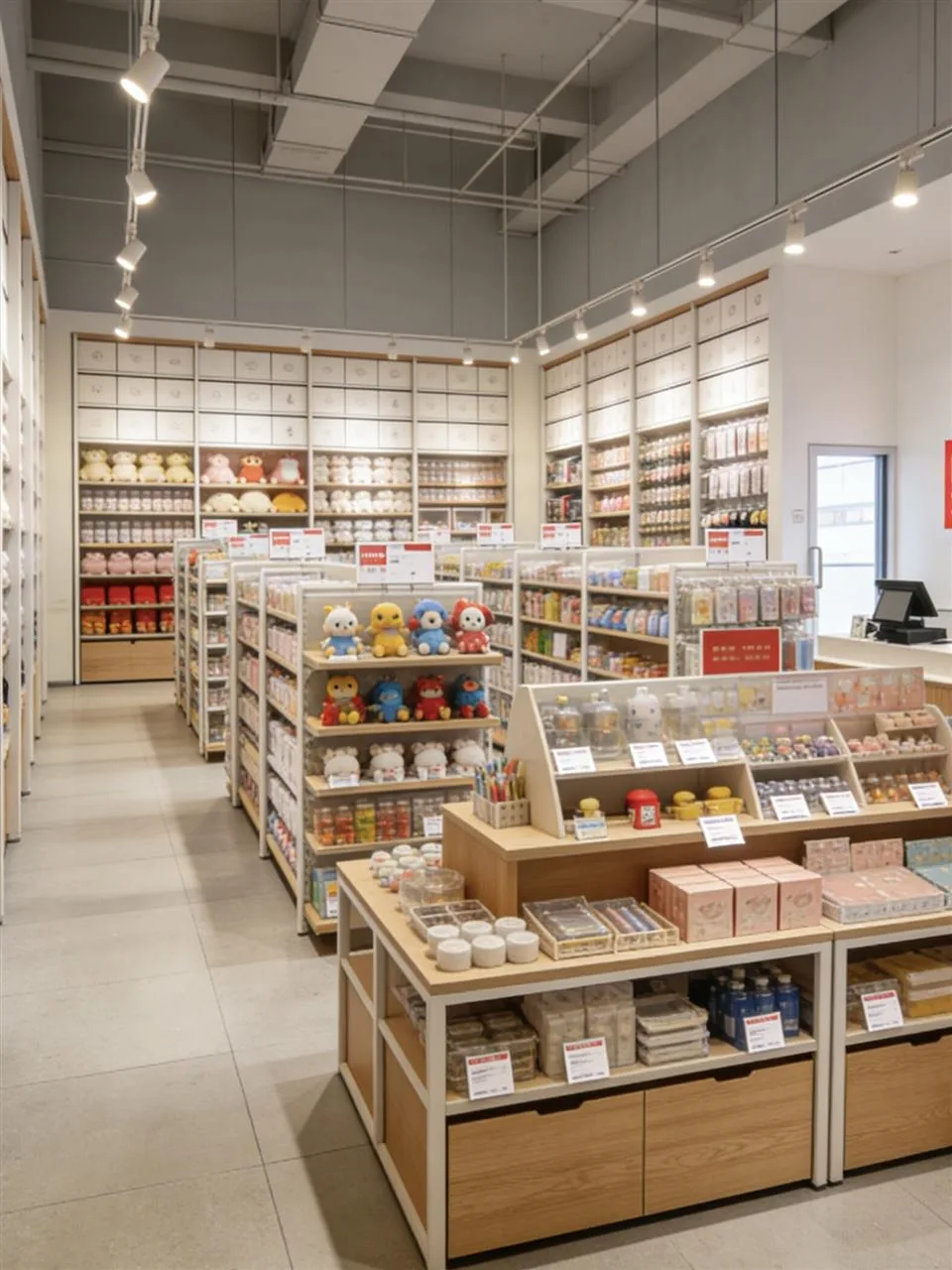 Compact Wood Retail Floor with Dense Island Layout — reference view 6 of 6