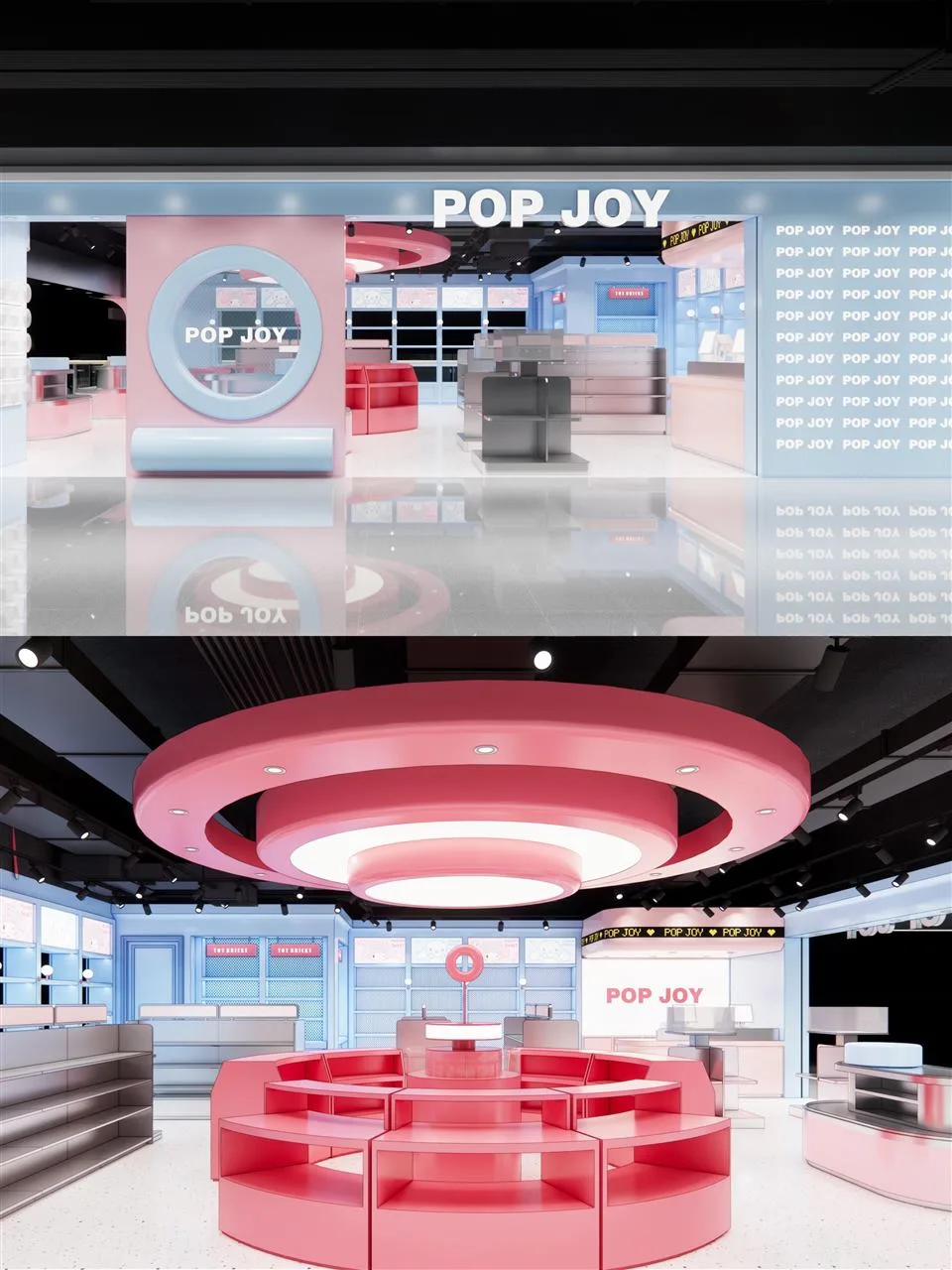 Pastel Toy Store Photo Feature with Small Seats — reference view 6 of 14