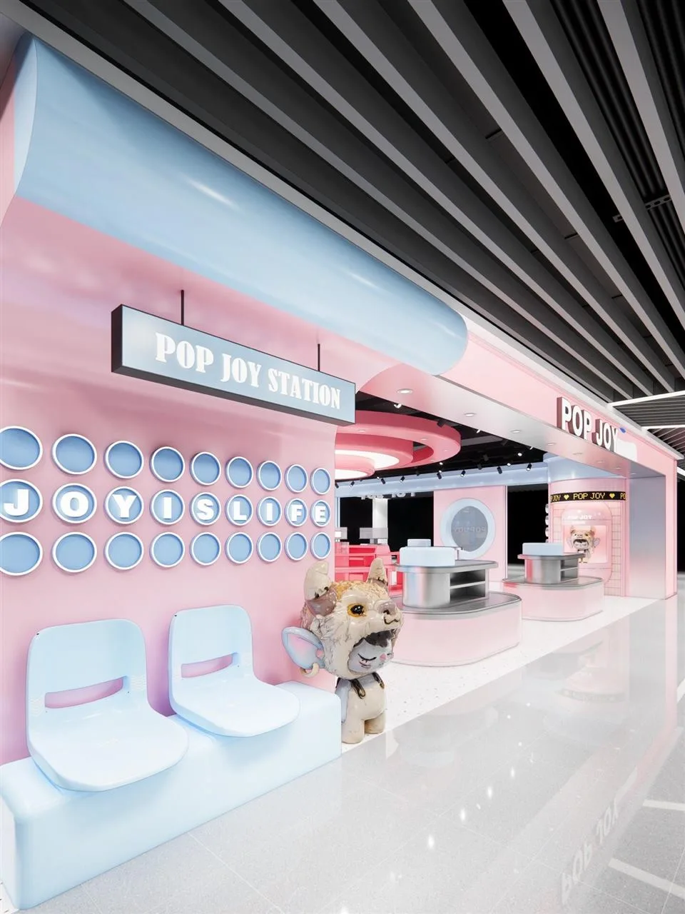 Pastel Toy Store Photo Feature with Small Seats — reference view 8 of 14