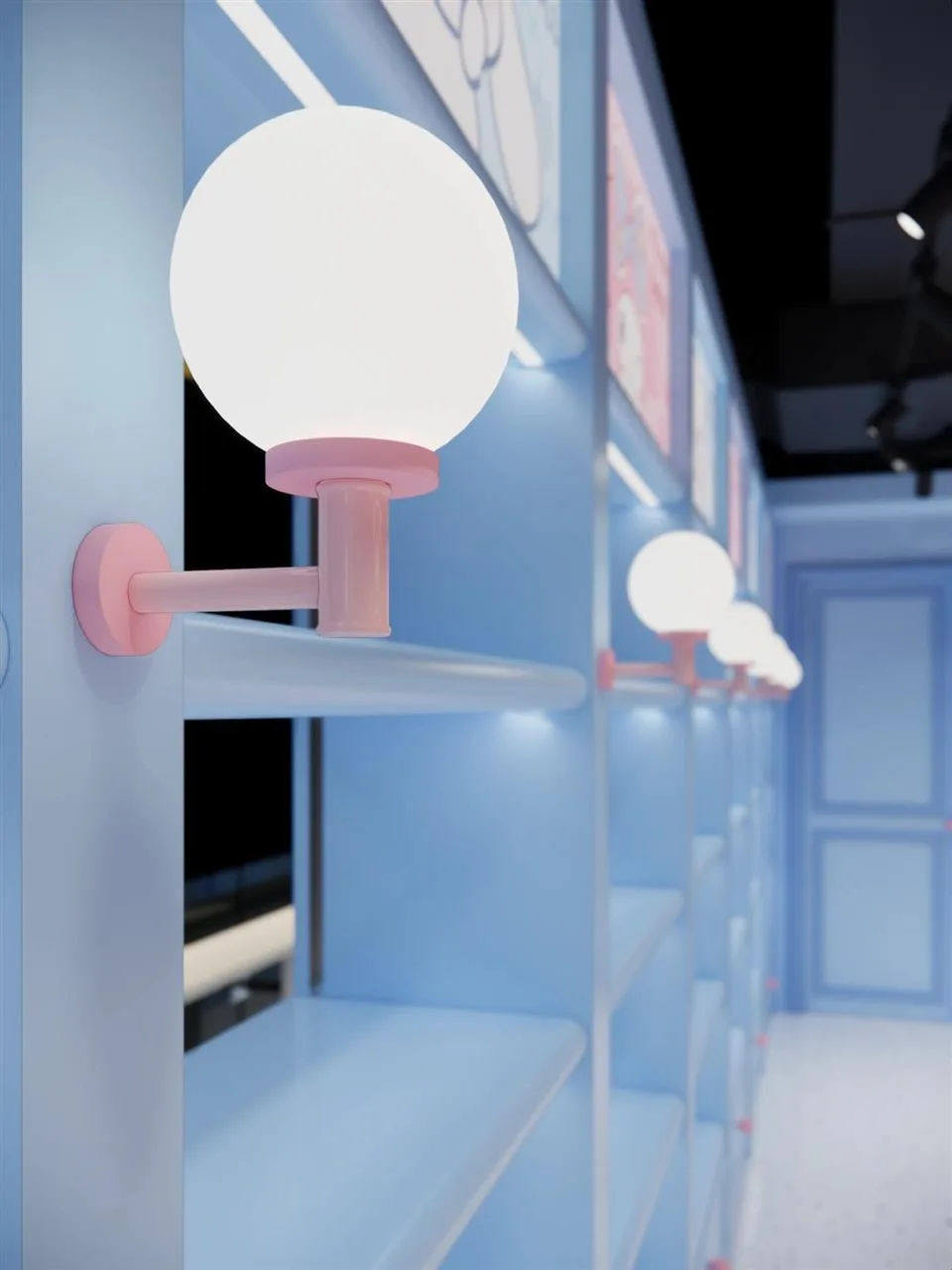 Pastel Toy Store Photo Feature with Small Seats — reference view 9 of 14