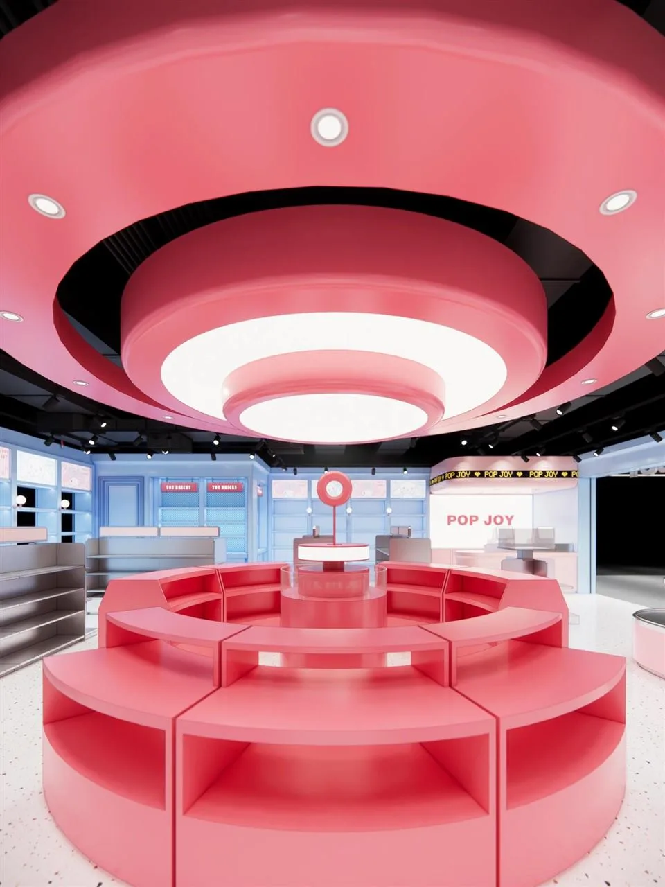Pastel Toy Store Photo Feature with Small Seats — reference view 10 of 14