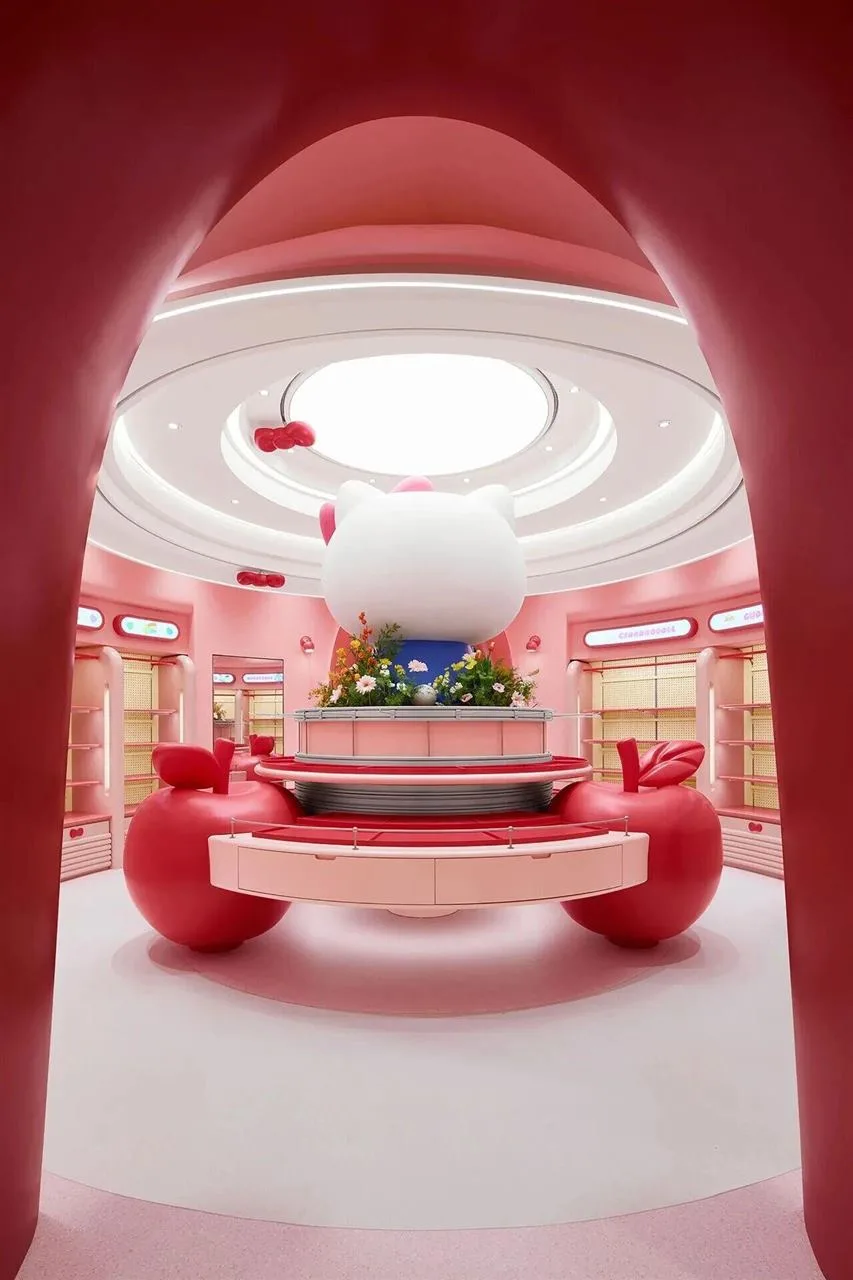 Red Arched Toy Boutique Display Concept — reference view 4 of 6