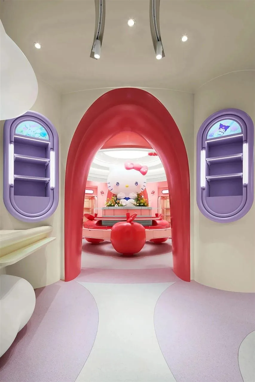 Red Arched Toy Boutique Display Concept — reference view 6 of 6