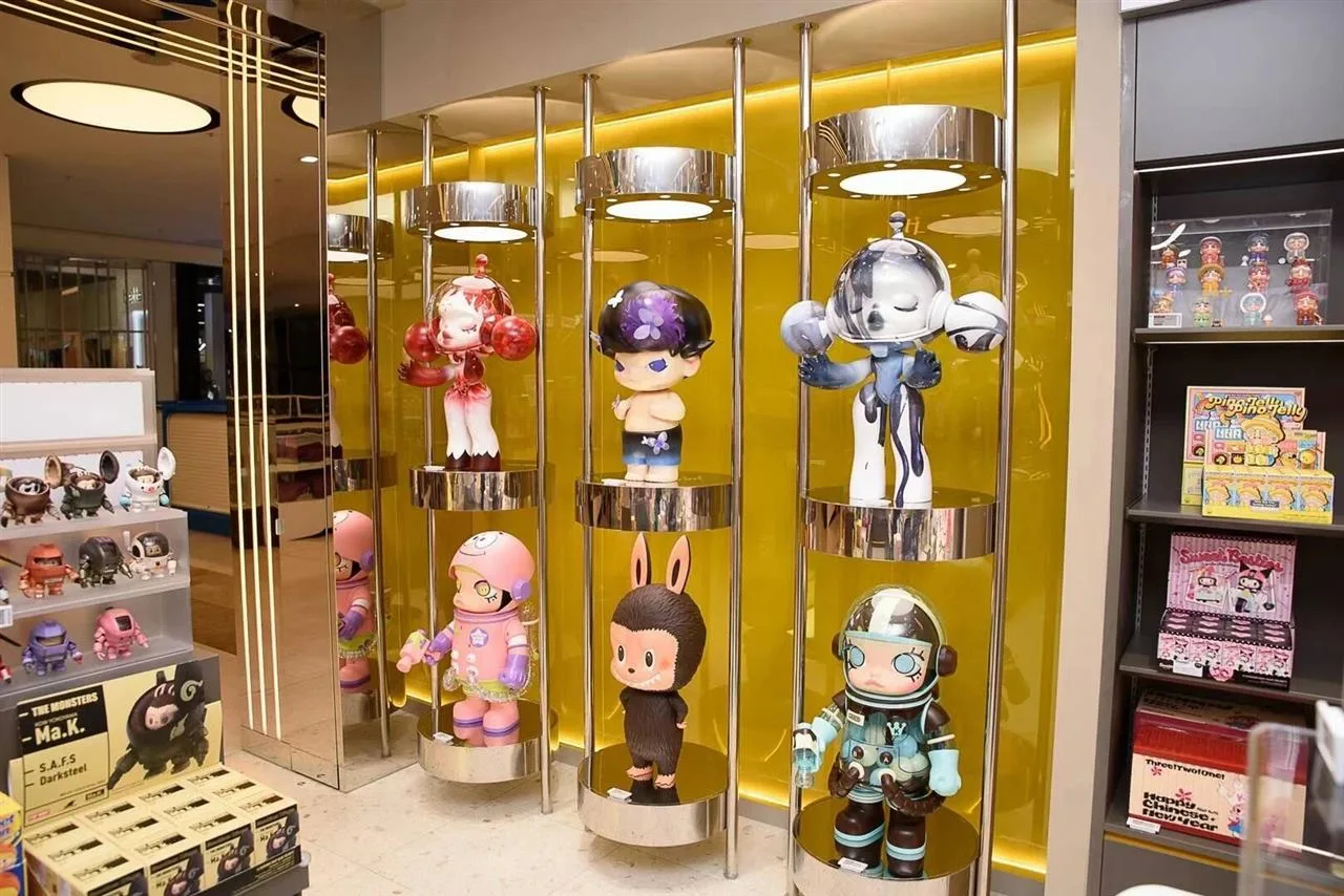 Tiered White Collectible Display at Customer Height — reference view 3 of 4